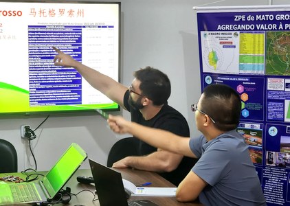 Reunião com chineses sobre a ZPE. Foto: Wilson Kishi