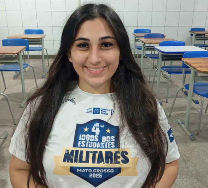 Estudante Beatriz Ferreira do Nascimento Jatobá, da Escola Tiradentes