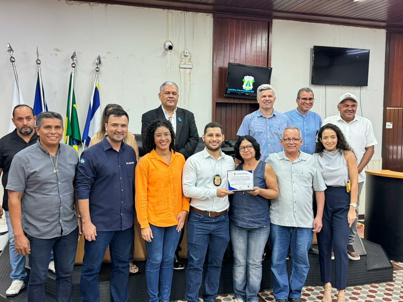 Título de Cidadão Cacerense ao delegado de polícia civil Irineu Dias Tavares_CRED_CMC