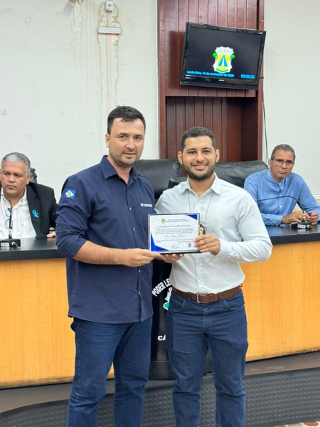 Título de Cidadão Cacerense ao delegado de polícia civil Irineu Dias Tavares_CRED_CMC