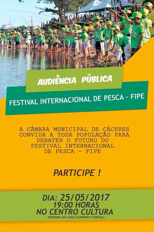 Audiência Publica  Festival de Pesca