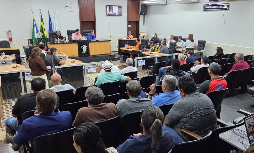 Audiência Pública na Câmara de Cáceres debate mobilidade urbana e aponta prioridades para o trânsito