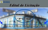 AVISO DE ABERTURA DE EDITAL DA TOMADA DE PREÇOS Nº02/2018