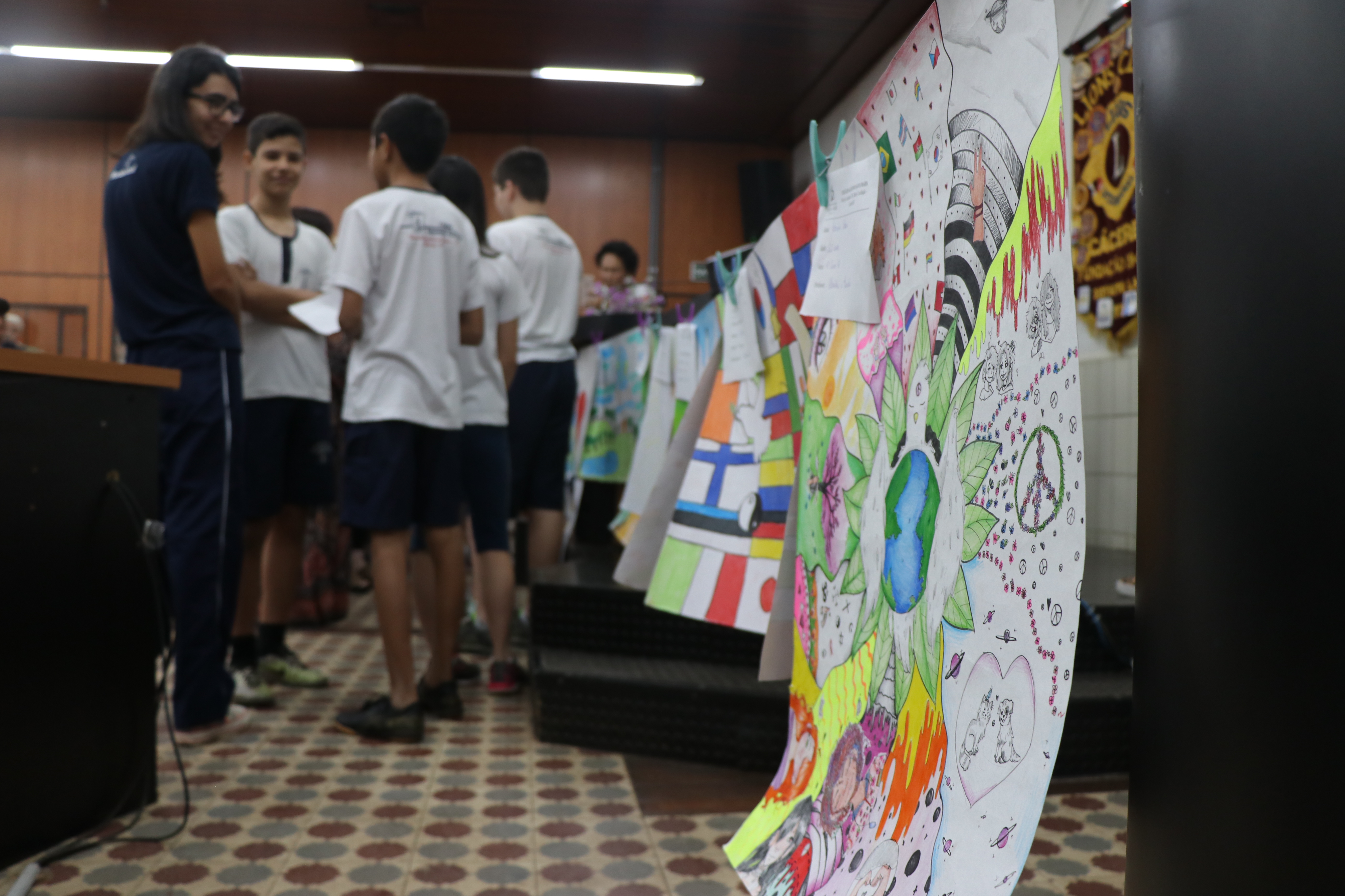 Câmara cede plenário para concurso do Lions Club com estudantes e recebe ofício de agradecimento