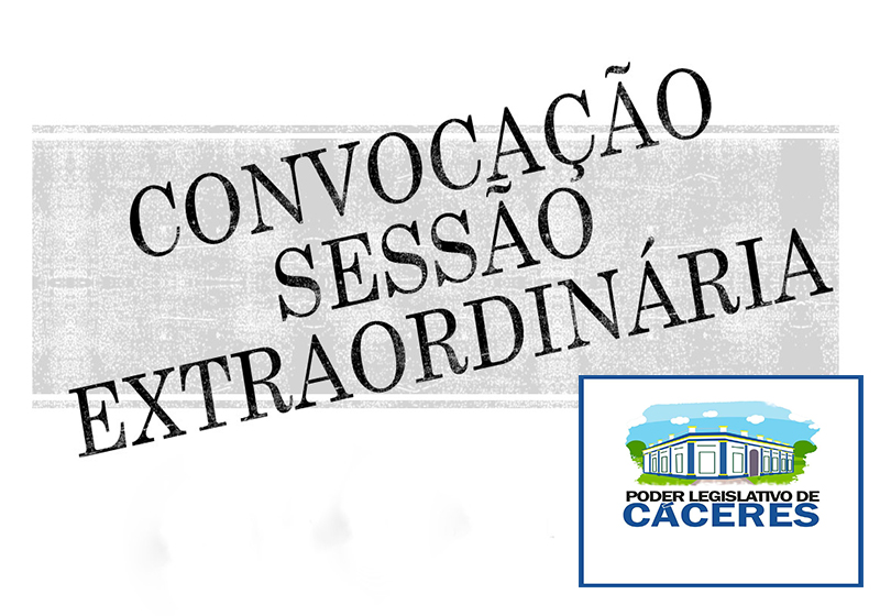 Câmara convida a população para Sessão Extraordinária