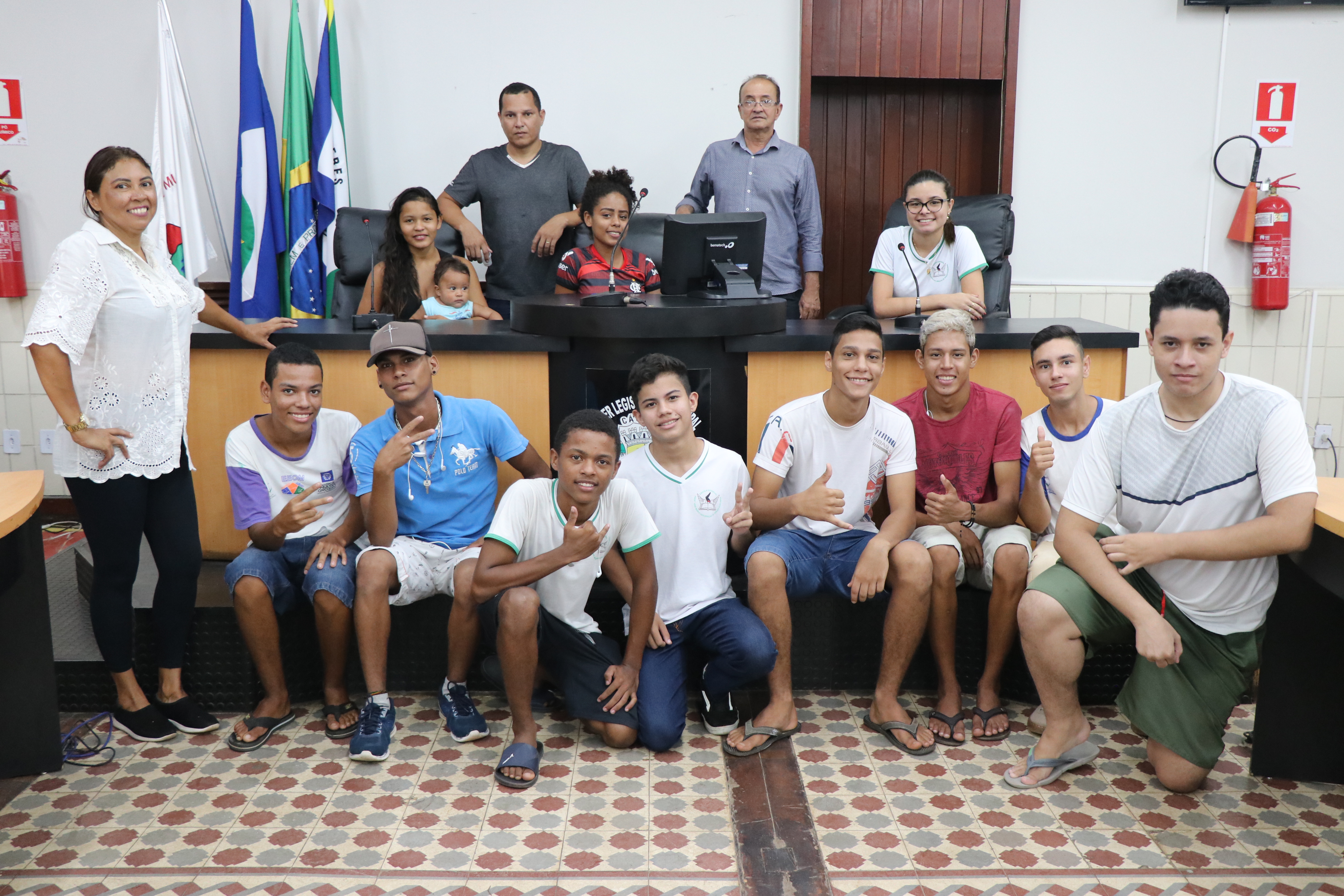 Câmara recebe visita do 1º Ano da Escola Profª. Ana Maria das Graças 