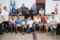 Câmara recebe visita do 1º Ano da Escola Profª. Ana Maria das Graças 