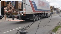 Caminhões estão deixando moradores sem luz e internet, afirma vereadora