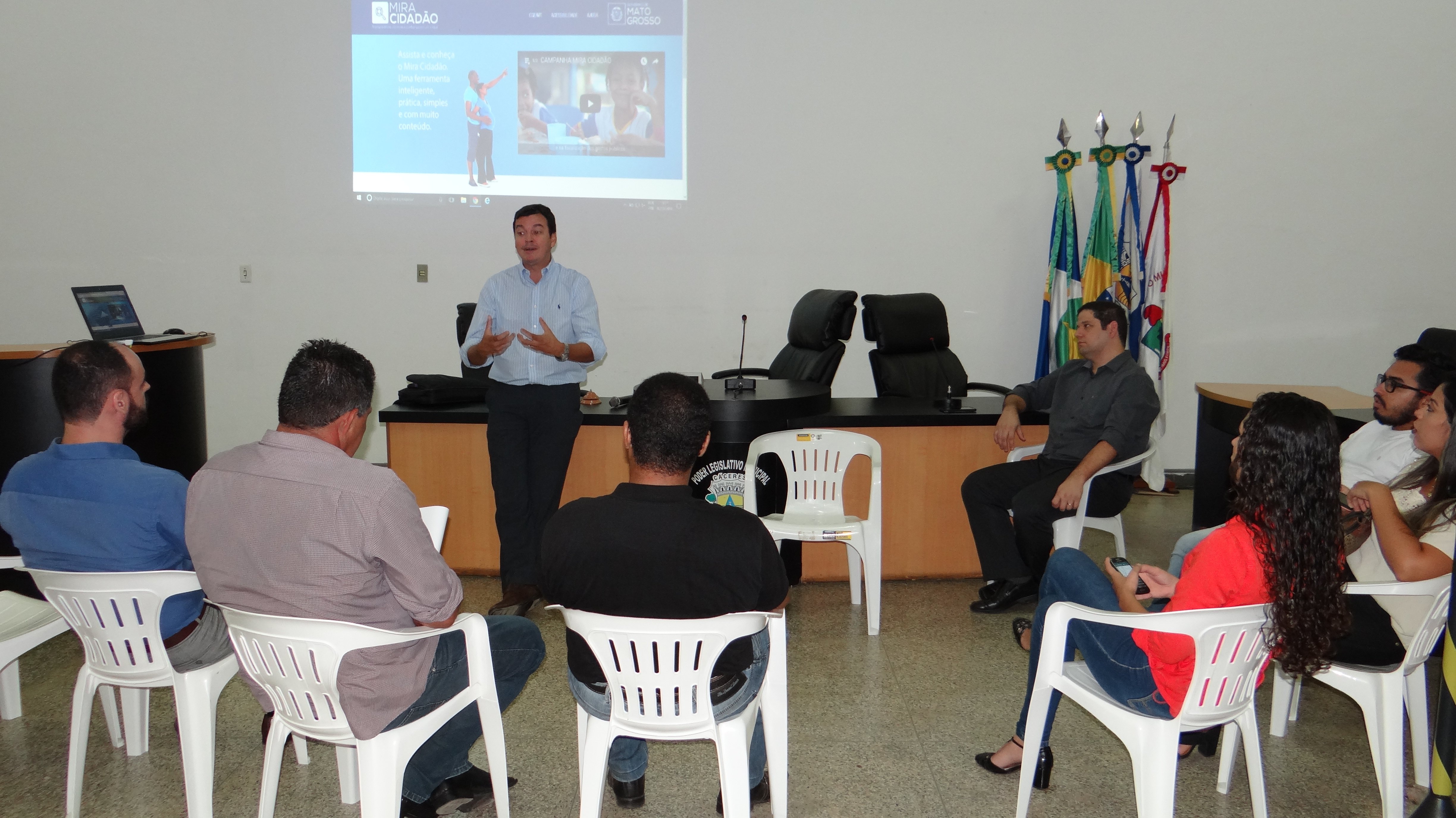 CGE/MT Visita Câmara Municipal de Cáceres