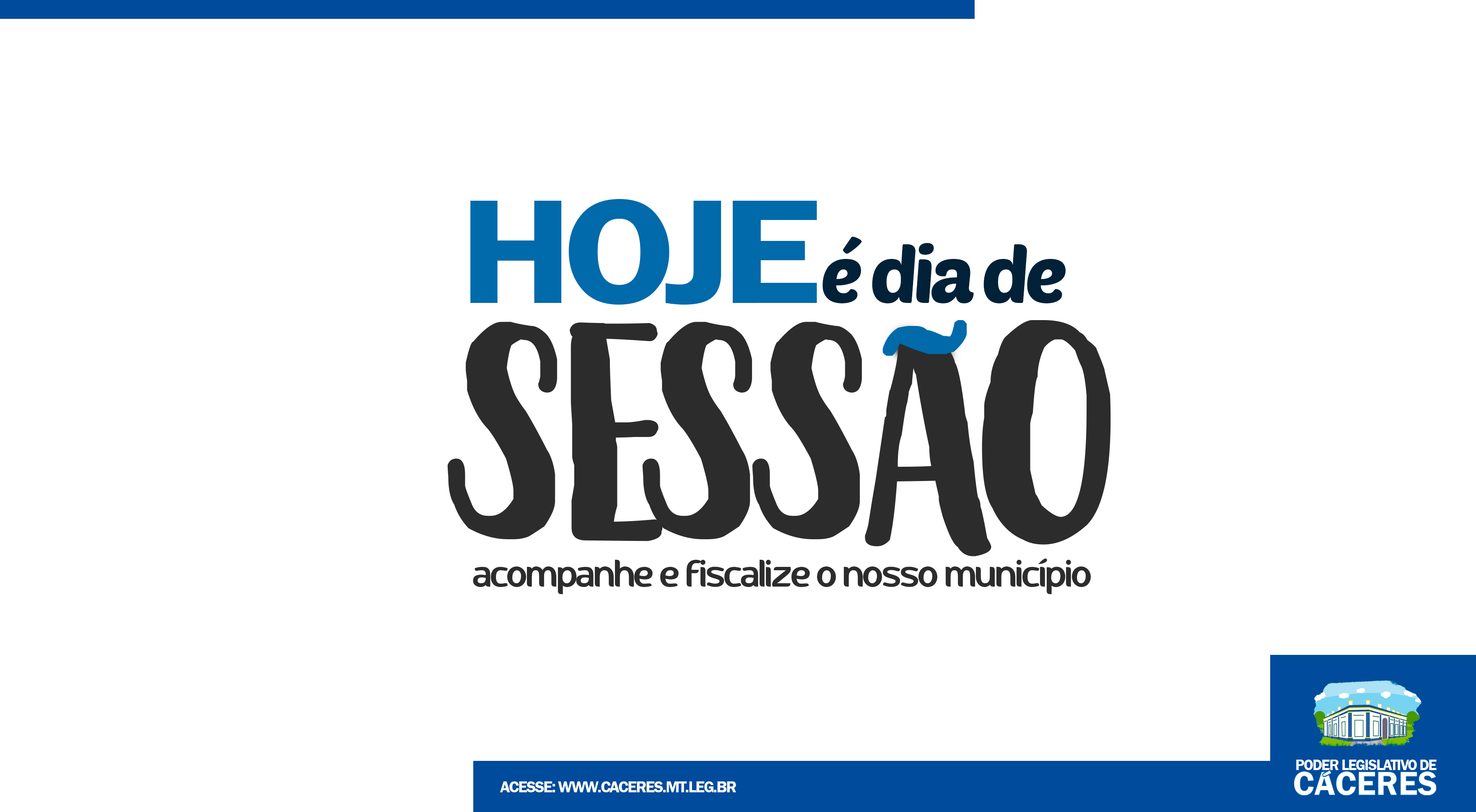 Confira a pauta da sessão ordinária