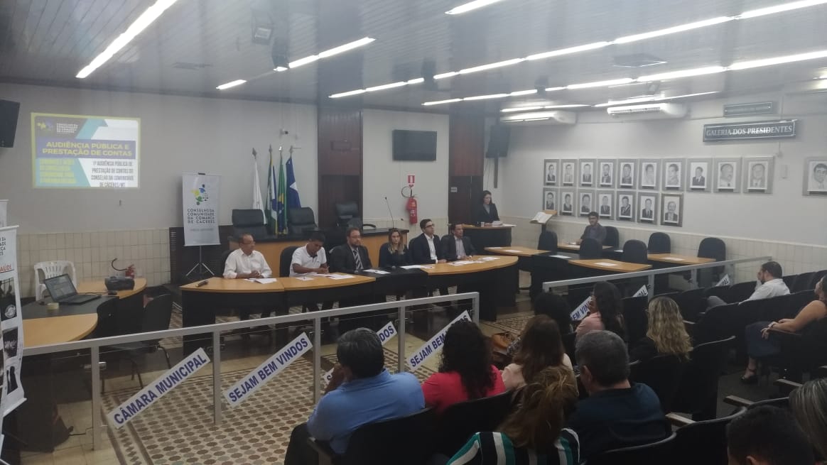 Conselho da Comunidade de Cáceres presta contas e discute novos caminhos