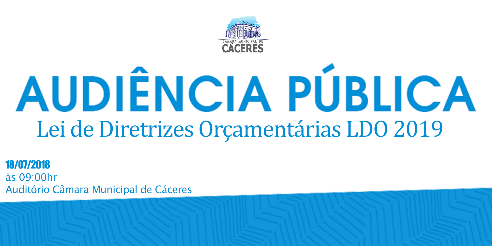 Convite Audiência Pública LDO 2019