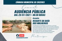 CONVITE: Audiência Pública no dia 29 debate ações para resgatar a Baía dos Malheiros