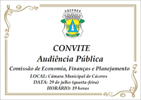 CONVITE: Audiência Pública sobre alterações no Regime de Previdência Social nesta quarta (29); participe online