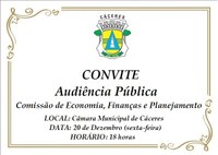 CONVITE: Comissão de Finanças debate integração de Cáceres ao Consórcio de Saúde de Cuiabá em audiência nesta sexta (20)