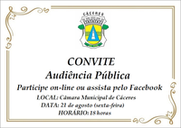 CONVITE: Comissão de Finanças debate redução de cargos de vereadores em audiência pública nesta sexta (21); leia o projeto e participe
