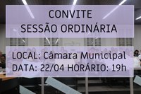 Convite para Sessão Ordinária