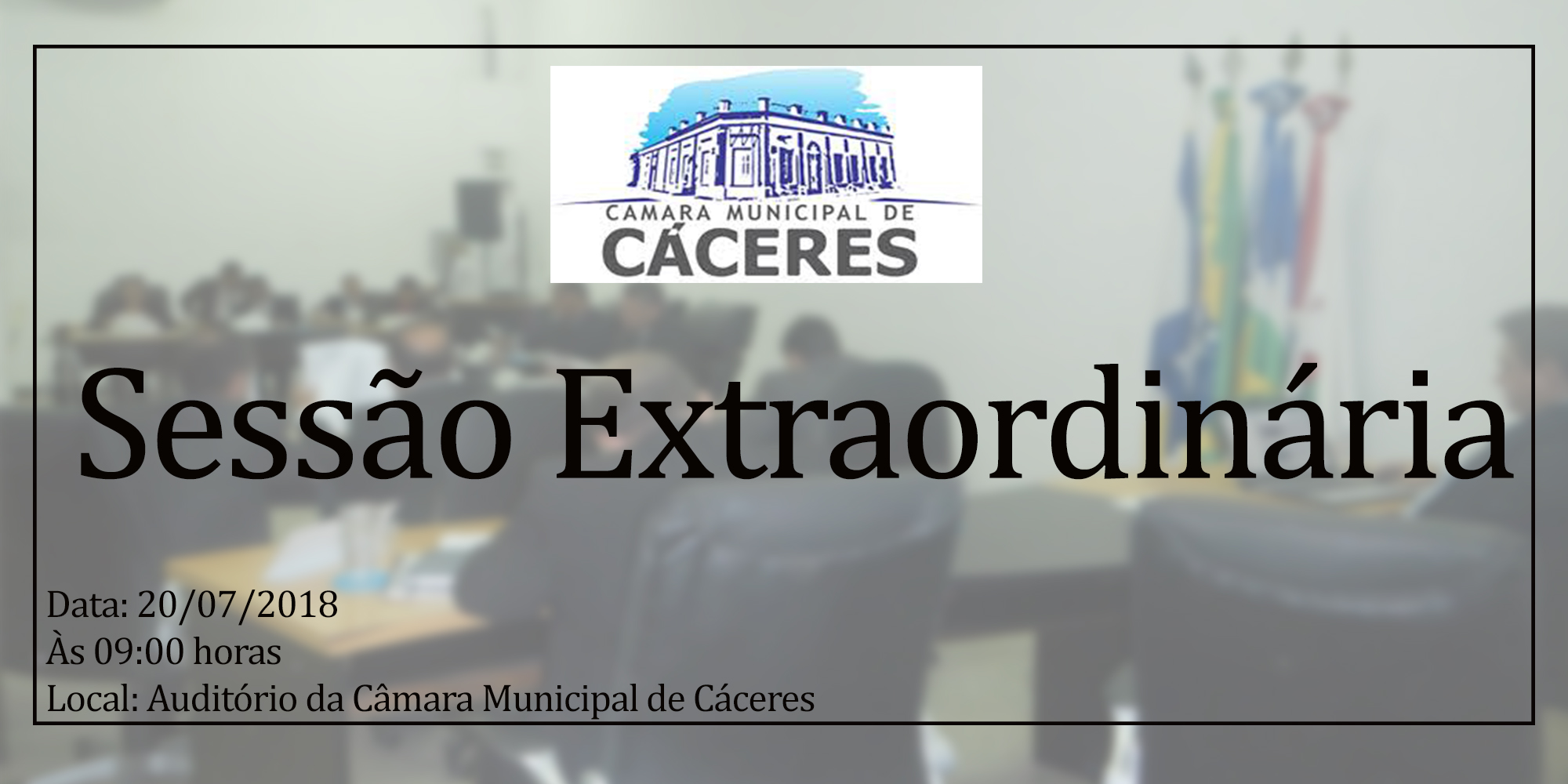 Convite Sessão Extraordinária