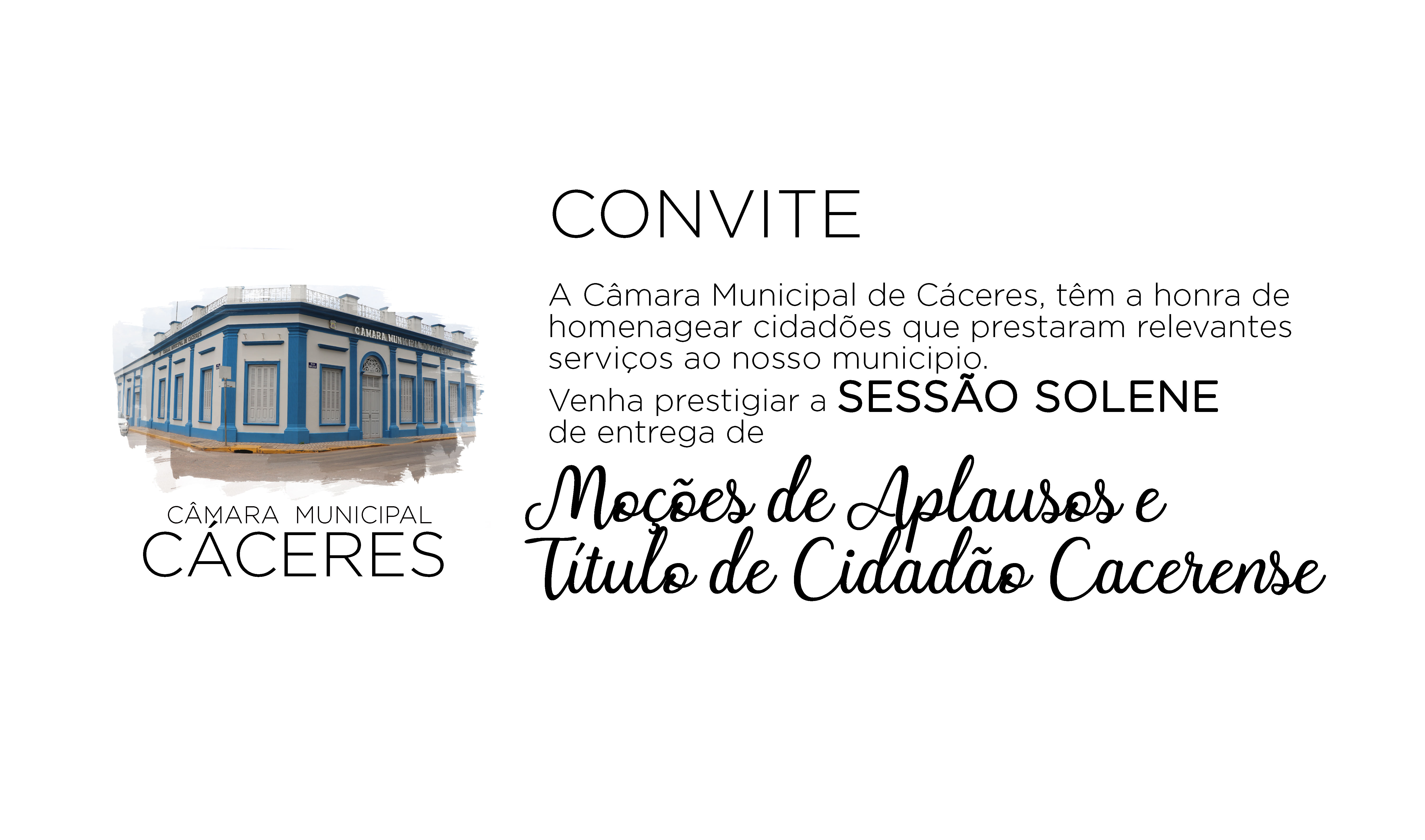 Convite Sessão Solene