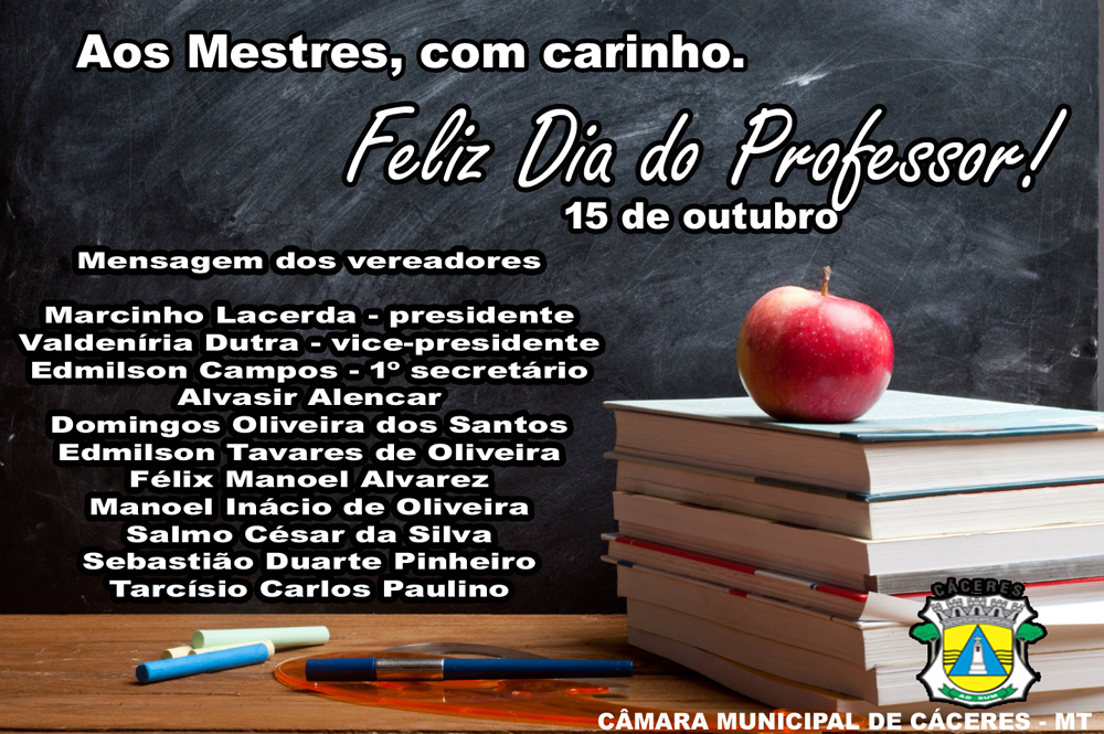 Homenagem da Câmara aos professores