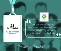 Mensagem do Poder Legislativo em celebração ao Dia do Servidor Público