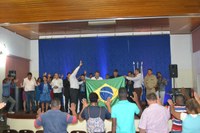 Momento de Clamor pelo Brasil é realizado no Centro Cultural de Cáceres