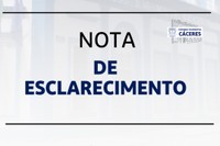 NOTA DE ESCLARECIMENTO: pintura da fachada da Câmara