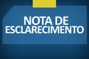NOTA DE ESCLARECIMENTO E PEDIDO DE DESCULPAS NOTA DE ESCLARECIMENTO E PEDIDO DE DESCULPAS