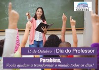 Parabéns Professores