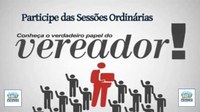Participe das Sessões Ordinárias