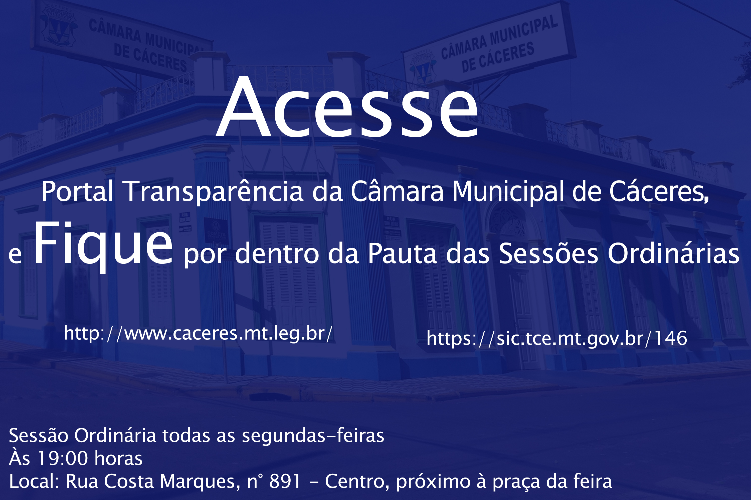 Pauta da Sessão Ordinária