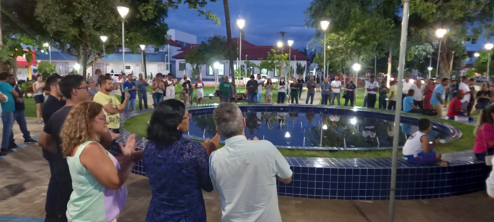 Prefeita destaca importância da Câmara de Cáceres para reforma da Praça Major João Carlos