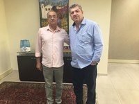 Presidente da Câmara prestigia Presidente eleito do Tribunal de Contas do Estado
