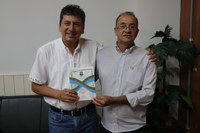 Presidente da Câmara recebe Prefeito de San Matías e estreita relações Brasil-Bolívia
