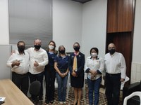 Presidente da Câmara recebe visita da Governadora do Rotary de Mato Grosso, que doa três academias da primeira idade e dois kits ortopédicos à cidade