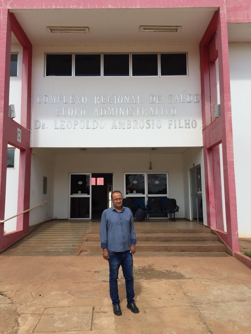 Presidente da Câmara visita Hospital Regional após denuncia