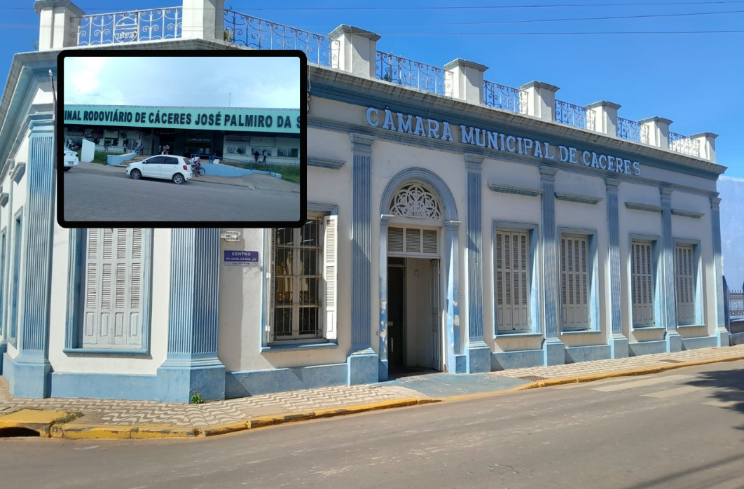 Requerimento aprovado na Câmara cobra alvará sanitário da Rodoviária de Cáceres