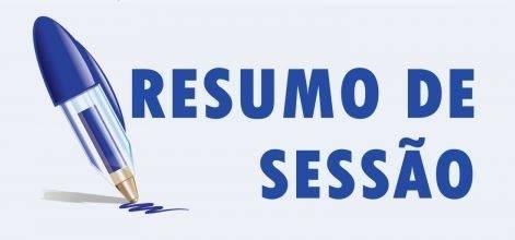 Resumo sessão ordinária