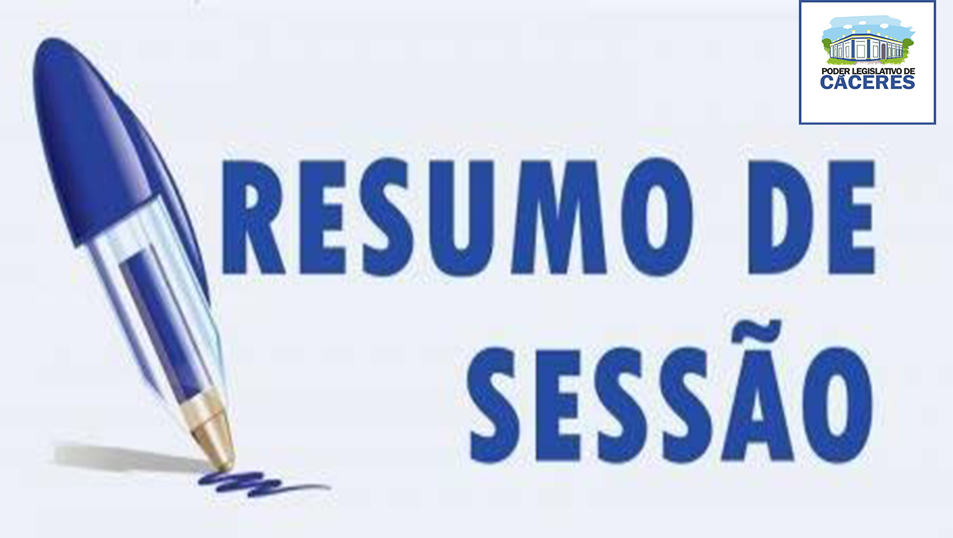 Resumo Sessão Ordinária
