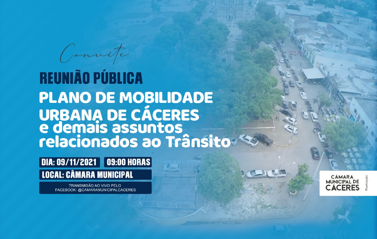 Reunião na manhã desta terça-feira (9) debate Plano de Mobilidade Urbana e demais assuntos relacionados ao trânsito; saiba como acompanhar