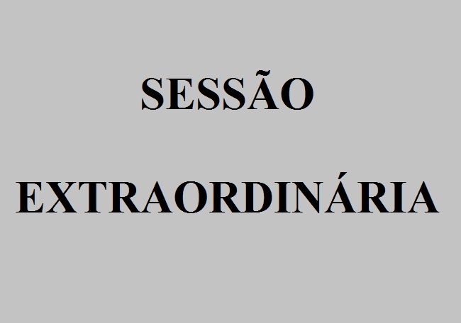 Sessão Extraordinária 