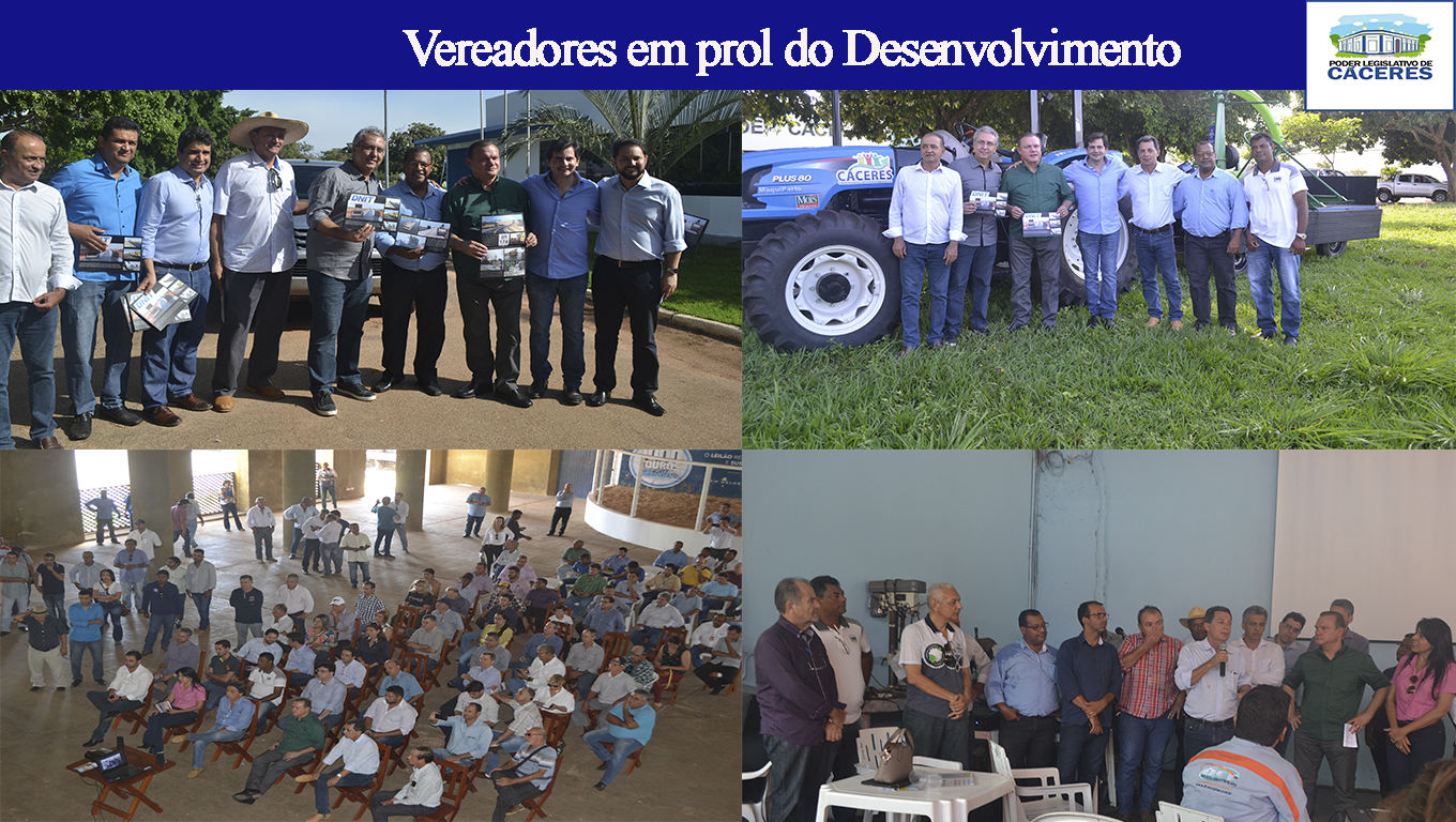 Vereadores em prol do desenvolvimento de Cáceres