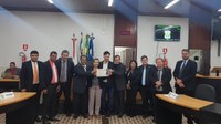 Vereadores homenageiam o Chefe da 4° Ciretran de Cáceres