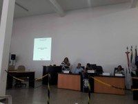 VEREADORES PARTICIPAM DE AUDIÊNCIA PÚBLICA DE PRESTAÇÃO DE CONTAS DA SECRETARIA DE SAÚDE E DISCUSSÃO DO PLANO DE SAÚDE MUNICIPAL
