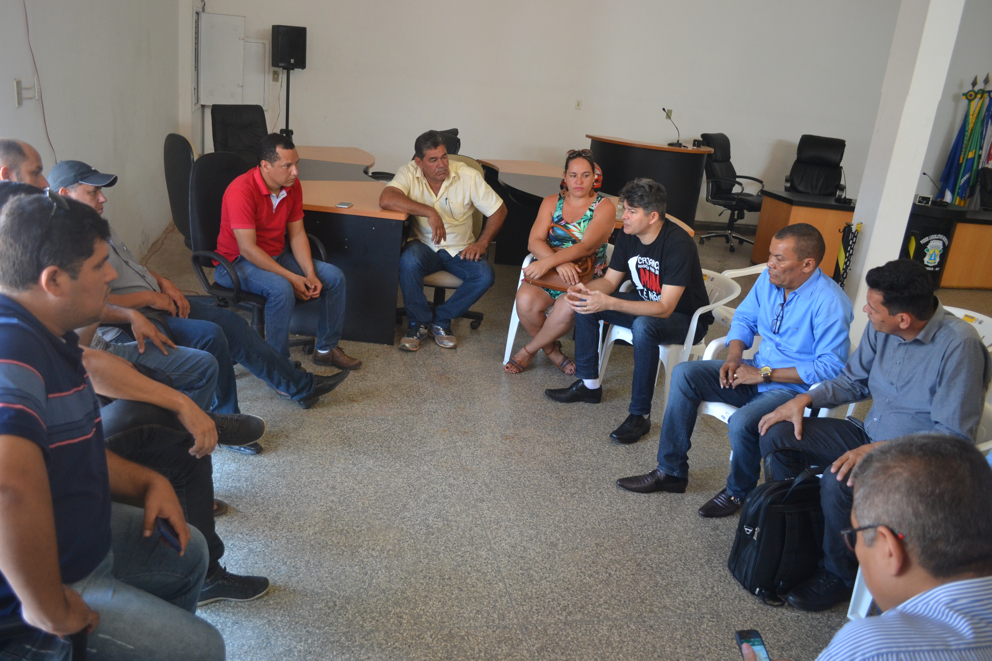 Vereadores participam de reunião com o senador José Medeiros