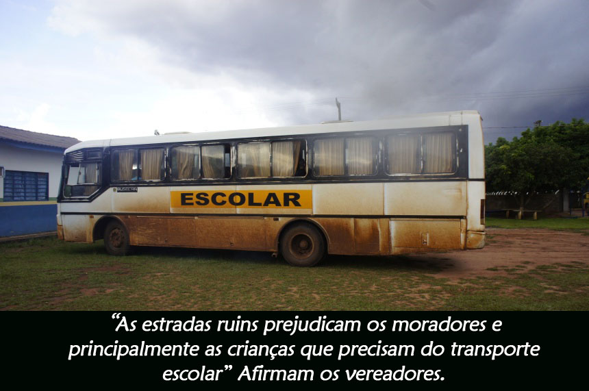 Vereadores solicitam melhorias nas estradas rurais do Município