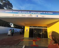 UBS que leva o nome do Dr. Ademar Rocha de Oliveira é inaugurada na Cavalhada com presença de viúva e filhas